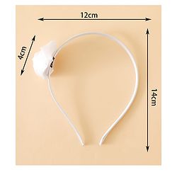 Babyhug Free Size Rose Hair Bands - Blue