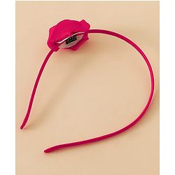 Babyhug Free Size Rose Hair Bands - Blue
