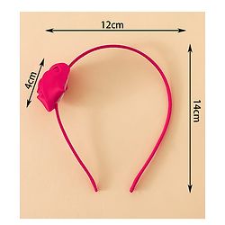 Babyhug Free Size Rose Hair Bands - Blue