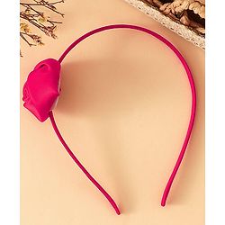 Babyhug Free Size Rose Hair Bands - Blue