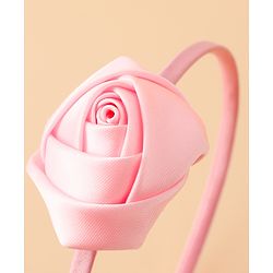 Babyhug Free Size Rose Hair Bands - Blue