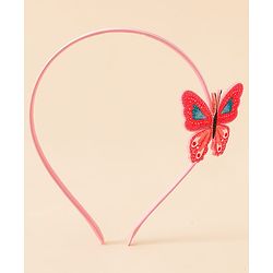 Babyhug Butterfly Applique Hair Band-Pink