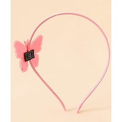 Babyhug Butterfly Applique Hair Band-Pink