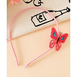 Babyhug Butterfly Applique Hair Band-Pink