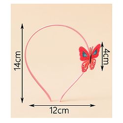Babyhug Butterfly Applique Hair Band-Pink
