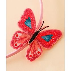 Babyhug Butterfly Applique Hair Band-Pink