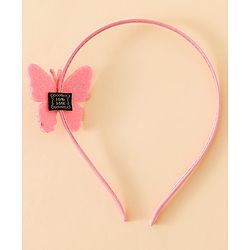 Babyhug Butterfly Applique Hair Band-Pink