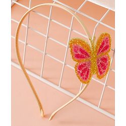 Babyhug Butterfly Applique Hair Band-Pink