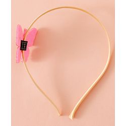 Babyhug Butterfly Applique Hair Band-Pink