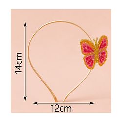 Babyhug Butterfly Applique Hair Band-Pink