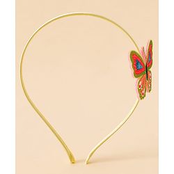 Babyhug Butterfly Applique Hair Band-Pink