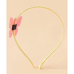Babyhug Butterfly Applique Hair Band-Pink