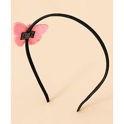 Babyhug Butterfly Applique Hair Band-Pink