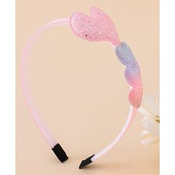 Babyhug Glitter Heart Hair Band -Free Size-Pink
