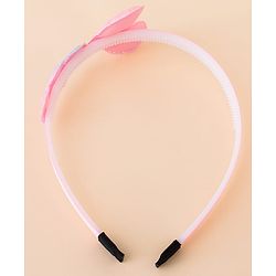 Babyhug Glitter Heart Hair Band -Free Size-Pink