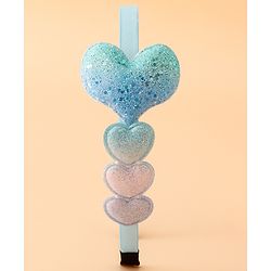 Babyhug Glitter Heart Hair Band -Free Size-Pink
