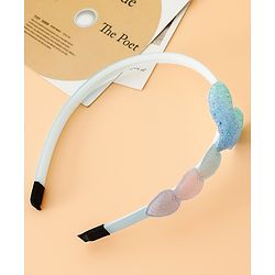 Babyhug Glitter Heart Hair Band -Free Size-Pink