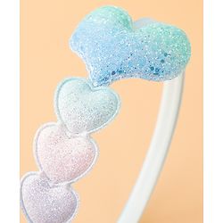 Babyhug Glitter Heart Hair Band -Free Size-Pink