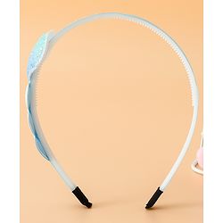 Babyhug Glitter Heart Hair Band -Free Size-Pink
