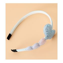 Babyhug Glitter Heart Hair Band -Free Size-Pink