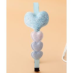 Babyhug Glitter Heart Hair Band -Free Size-Pink