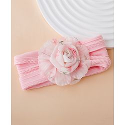 Babyhug Floral Applique Headband- Purple