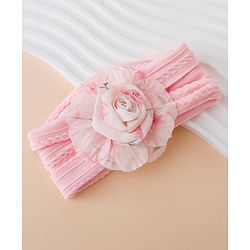 Babyhug Floral Applique Headband- Purple