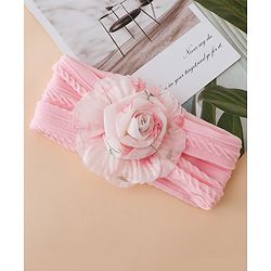Babyhug Floral Applique Headband- Purple