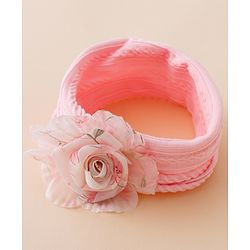 Babyhug Floral Applique Headband- Purple