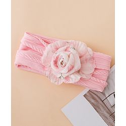 Babyhug Floral Applique Headband- Purple