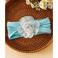 Babyhug Floral Applique Headband- Purple