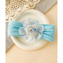 Babyhug Floral Applique Headband- Purple