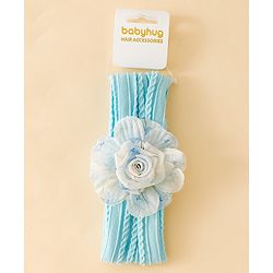 Babyhug Floral Applique Headband- Purple