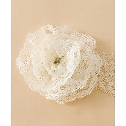 Babyhug Headband With  Floral Applique - Beige