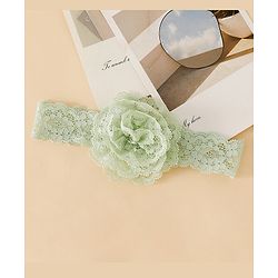 Babyhug Headband With  Floral Applique - Beige
