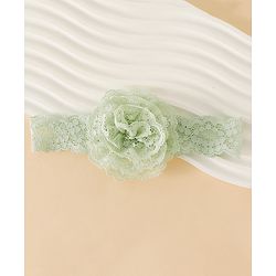Babyhug Headband With  Floral Applique - Beige