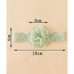 Babyhug Headband With  Floral Applique - Beige