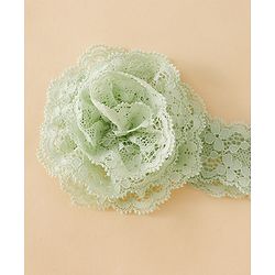Babyhug Headband With  Floral Applique - Beige