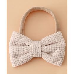Babyhug Headband Bow Applique Free Size-Pack of 3-Red,Yellow,Black