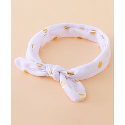 Babyhug Headbands With Bow Applique Pack of 3 - Pink & White