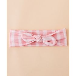 Babyhug Headbands With Bow Applique Pack of 3 - Pink & White