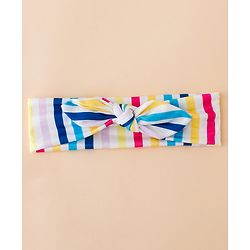 Babyhug Headbands With Bow Applique Pack of 3 - Pink & White