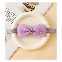 Babyhug Headbands With Floral & Bow Applique Pack of 3  -Purple