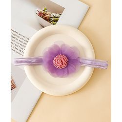 Babyhug Headbands With Floral & Bow Applique Pack of 3  -Purple