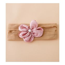 Babyhug Floral Bow Stretch Kids Headband - Pink & Purple