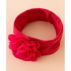 Babyhug Free Size Headbands With Floral Applique Pack of 3 - Multicolor