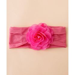 Babyhug Free Size Headbands With Floral Applique Pack of 3 - Multicolor