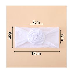 Babyhug Free Size Headbands With Floral Applique Pack of 3 - Multicolor