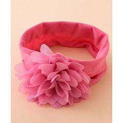 Babyhug Free Size Headbands With Floral Applique Pack of 3 - Multicolor
