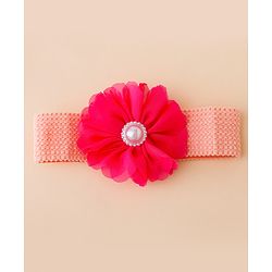 Babyhug Free Size Headbands With Floral Applique Pack of 4 - Multicolor